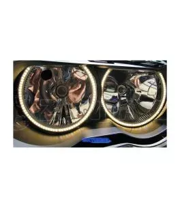 Δαχτυλίδια angel eyes για  BMW E46 (1998-2005) με 66 led - Λευκό χρώμα 