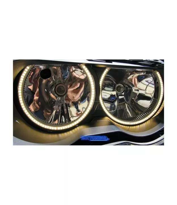 Δαχτυλίδια angel eyes για BMW E46 (1998-2005) με 66 led - Λευκό χρώμα