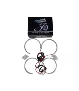 Δαχτυλίδια angel eyes για  BMW E46 coupe (1998-2003) / BMW E46 Sedan, Combi (1998-2005) με 66 led - κίτρινο χρώμα 