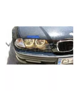 Δαχτυλίδια angel eyes για  BMW E46 coupe (1998-2003) / BMW E46 Sedan, Combi (1998-2005) με 66 led - κίτρινο χρώμα 