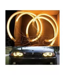 Δαχτυλίδια angel eyes για  (CCFL) για BMW E36 / E38 / E39 - κίτρινο χρώμα 