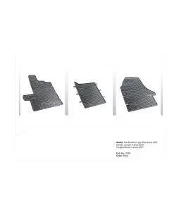 Λαστιχένια πατάκια Frogum για Fiat Ducato / Peugeot Boxer / Citroen Jumper (2007 - 2014) - 3τμχ. 