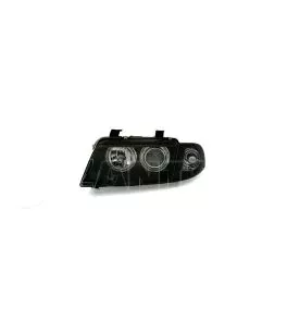 Φανάρια εμπρός angel eyes για Audi A4 (1995-1998) - μαύρα , χωρίς λάμπες (Η7) - σετ 2τμχ. 