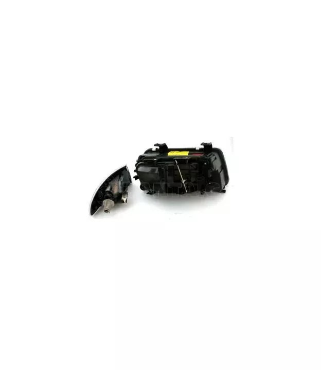 Φανάρια εμπρός angel eyes για Audi A4 (1995-1998) - μαύρα , χωρίς λάμπες (Η7) - σετ 2τμχ.