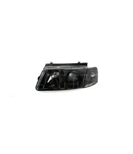Φανάρια εμπρός για Vw Passat 3Β/B5 (1997-2000) - μαύρα , με λάμπες (Η7) - σετ 2τμχ. 