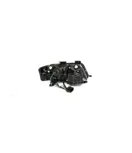 Φανάρια εμπρός για Audi A6 με φώτα ημέρας (1997-2001) / Allroad 1999-2005 - μαύρα , με λάμπες (Η1) - σετ 2τμχ. 
