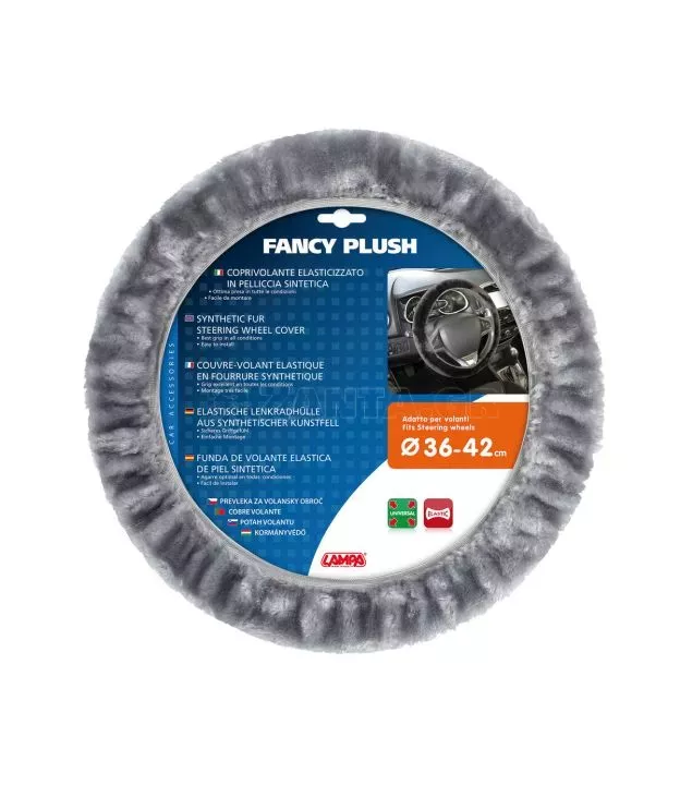 ΚΑΛΥΜΜΑ ΤΙΜΟΝΙΟΥ FANCY PLUSH 36-42 ΓΚΡΙ ΓΟΥΝΙΝΟ /ΧΝΟΥΔΩΤΟ