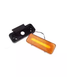 ΦΩΣ ΟΓΚΟΥ ΦΟΡΤΗΓΟΥ LED ΠΟΡΤΟΚΑΛΙ 10-30V 124x49x22mm ΑΔΙΑΒΡΟΧΟ OM-02-O AMIO 1ΤΕΜ. 