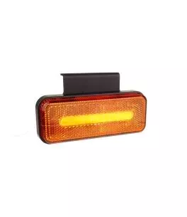 ΦΩΣ ΟΓΚΟΥ ΦΟΡΤΗΓΟΥ LED ΠΟΡΤΟΚΑΛΙ 10-30V 124x49x22mm ΑΔΙΑΒΡΟΧΟ OM-02-O AMIO 1ΤΕΜ. 