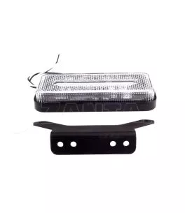 ΦΩΣ ΟΓΚΟΥ ΦΟΡΤΗΓΟΥ LED ΛΕΥΚΟ 10-30V 124x49x22mm ΑΔΙΑΒΡΟΧΟ OM-02-W AMIO 1ΤΕΜ. 