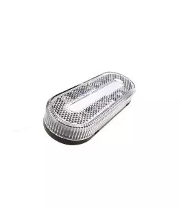 ΦΩΣ ΟΓΚΟΥ ΦΟΡΤΗΓΟΥ LED ΛΕΥΚΟ ΟΒΑΛ 10-30V 124x49x22mm ΑΔΙΑΒΡΟΧΟ OM-01-W AMIO 1ΤΕΜ. 
