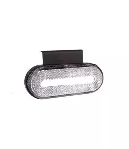 ΦΩΣ ΟΓΚΟΥ ΦΟΡΤΗΓΟΥ LED ΛΕΥΚΟ ΟΒΑΛ 10-30V 124x49x22mm ΑΔΙΑΒΡΟΧΟ OM-01-W AMIO 1ΤΕΜ. 