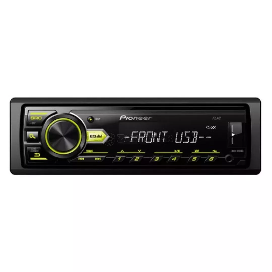 Pioneer Pioneer MVH-09ubg radio usb aux, 4X50W πράσινο MVH-09ubg