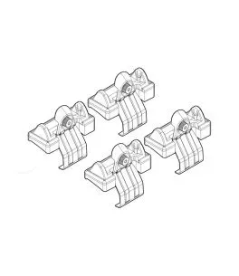 ΑΚΡΑ ΓΙΑ ΜΠΑΡΕΣ NORDRIVE ΓΙΑ FORD FIESTA 3D 11/02-08/08 KIT 