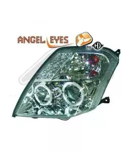 ΦΑΝΑΡΙΑ ΓΙΑ CITROEN C2 11/2003+ ANGELEYES CHROME  ΜΠΡΟΣΤΙΝΑ - 2 ΤΕΜ. 