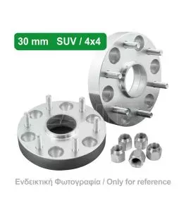 ΑΠΟΣΤΑΤΕΣ ΠΡΟΣΘΗΚΕΣ ΤΡΟΧΩΝ 4X4 30 mm M30 ΚΑΡΕ 5 X 112 mm ΚΕΝΤΡΟ 66,6 mm ΠΑΣΟ ΣΠΕΙΡΩΜΑΤΟΣ 14 x 1,5 ΜΕ ΧΕΙΛΑΚΙ ΓΙΑ MERCEDES / PORS 