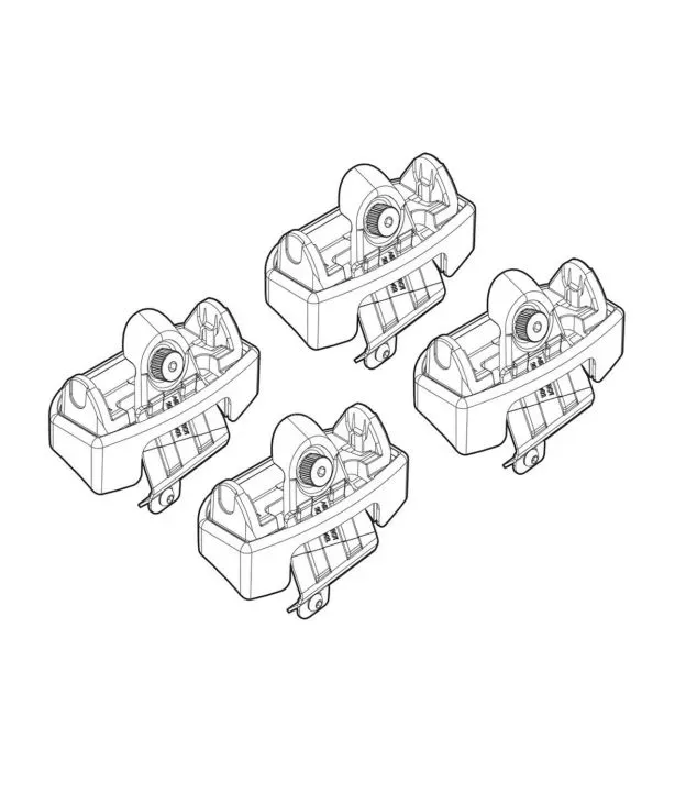 ΑΚΡΑ ΓΙΑ ΜΠΑΡΕΣ NORDRIVE ΓΙΑ PEUGEOT 206 3D PLUS 09/98+ KIT