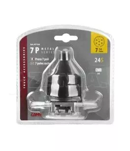 ΠΡΙΖΑ ΚΟΤΣΑΔΟΡΟΥ ΜΕΤΑΛΛΙΚΗ ΑΣΗΜΙ 24S 24V 7PIN ISO 3731 