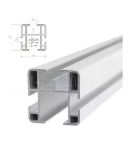 ΚΙΤ ΜΠΑΡΕΣ ΓΙΑ FIAT DOBLO CARGO II / MAXI 2010-2015- ΜΕ ΕΠΑΓΓΕΛΜΑΤΙΚΕΣ ΜΠΑΡΕΣ ΑΛΟΥΜΙΝΙΟΥ MENABO (8430/MB X 3 - FIX602FP X 2 - FI 