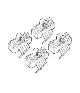 ΑΚΡΑ ΓΙΑ ΜΠΑΡΕΣ NORDRIVE ΓΙΑ BMW X1 09/09+ KIT 
