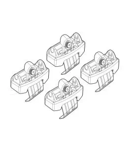 ΑΚΡΑ ΓΙΑ ΜΠΑΡΕΣ NORDRIVE ΓΙΑ HONDA JAZZ 09/15+ KIT 