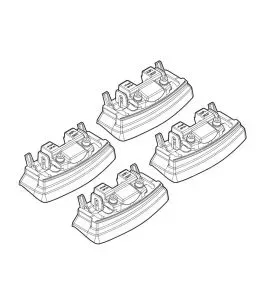 ΑΚΡΑ ΓΙΑ ΜΠΑΡΕΣ NORDRIVE ΓΙΑ RENAULT KOLEOS 06/08+ KIT 