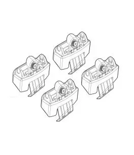 ΑΚΡΑ ΓΙΑ ΜΠΑΡΕΣ NORDRIVE ΓΙΑ KIA RIO 5D 9/11+ KIT 