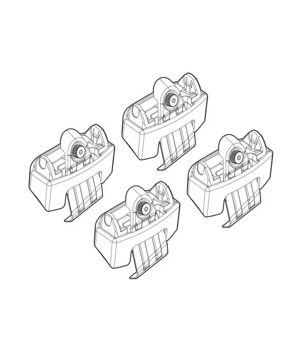 ΑΚΡΑ ΓΙΑ ΜΠΑΡΕΣ NORDRIVE ΓΙΑ KIA RIO 5D 9/11+ KIT