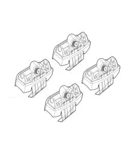 ΑΚΡΑ ΓΙΑ ΜΠΑΡΕΣ NORDRIVE ΓΙΑ MAZDA 2 5D 03/15+ KIT 