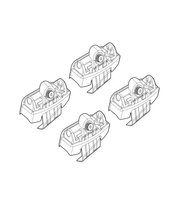 ΑΚΡΑ ΓΙΑ ΜΠΑΡΕΣ NORDRIVE ΓΙΑ MAZDA 2 5D 03/15+ KIT