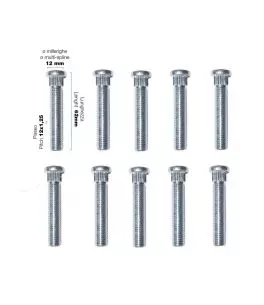 ΜΠΟΥΖΟΝΙΑ 12x1.25 62mm 10ΤΕΜ. 