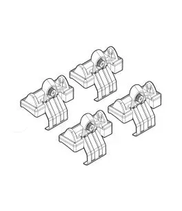 ΑΚΡΑ ΓΙΑ ΜΠΑΡΕΣ NORDRIVE ΓΙΑ HONDA JAZZ 01/02-09/08 KIT 