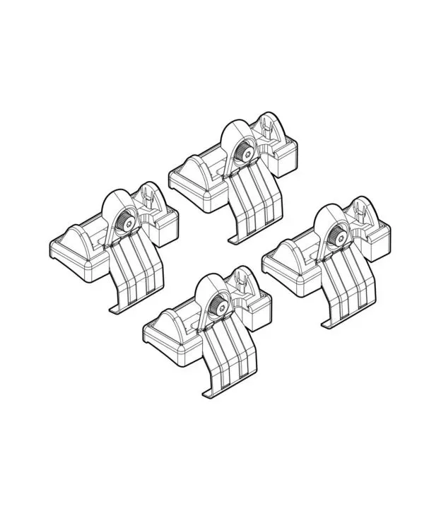 ΑΚΡΑ ΓΙΑ ΜΠΑΡΕΣ NORDRIVE ΓΙΑ HONDA JAZZ 01/02-09/08 KIT