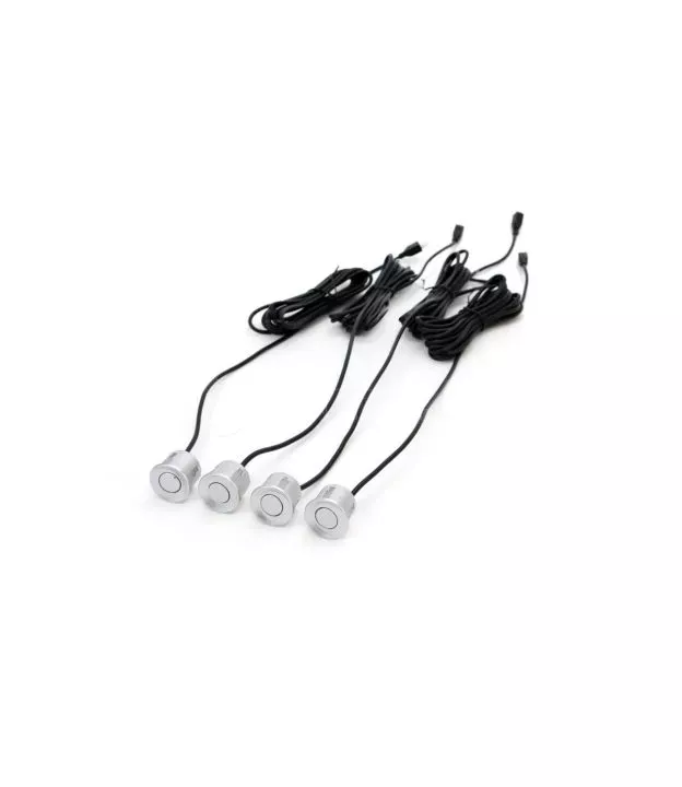 ΣΥΣΤΗΜΑ ΠΑΡΚΑΡΙΣΜΑΤΟΣ 12V 4 ΜΑΤΙΑ ΑΣΗΜΙ Φ22mm ΜΕ ΟΘΟΝΗ LED AMiO - 1 ΤΕΜ.