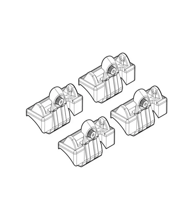 ΑΚΡΑ ΓΙΑ ΜΠΑΡΕΣ NORDRIVE ΓΙΑ VW POLO 3D/5D 11/01-08/09 KIT