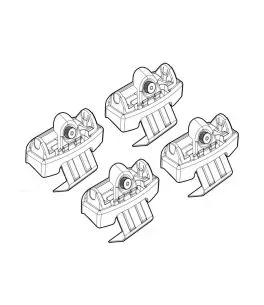 ΑΚΡΑ ΓΙΑ ΜΠΑΡΕΣ NORDRIVE ΓΙΑ RENAULT CLIO 5D 11/12+ KIT 