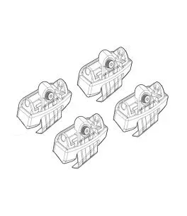 ΑΚΡΑ ΓΙΑ ΜΠΑΡΕΣ NORDRIVE ΓΙΑ KIA PICANTO 5D 5/11+ KIT 