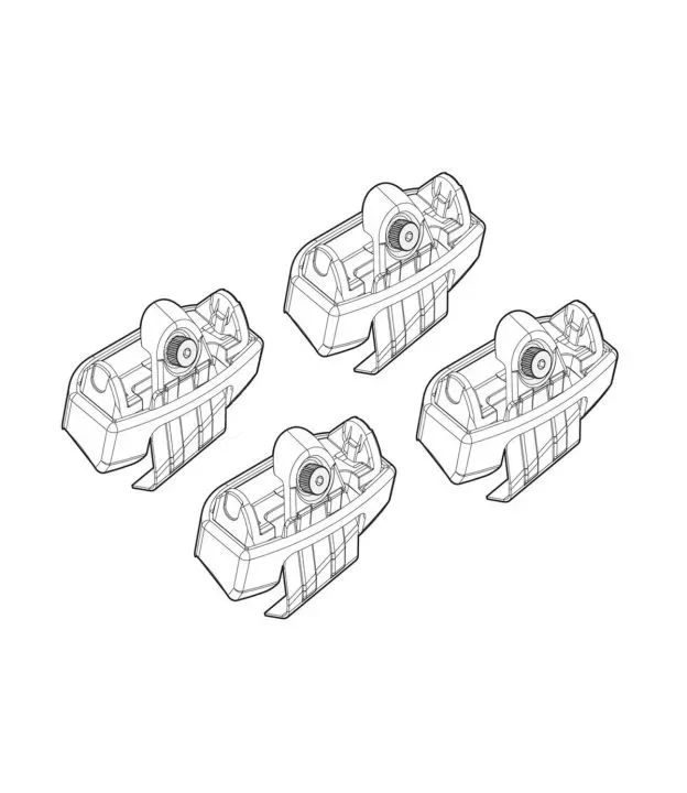 ΑΚΡΑ ΓΙΑ ΜΠΑΡΕΣ NORDRIVE ΓΙΑ KIA PICANTO 5D 5/11+ KIT