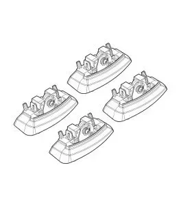 ΑΚΡΑ ΓΙΑ ΜΠΑΡΕΣ NORDRIVE ΓΙΑ OPEL ASTRA GTC 09/11+ KIT 