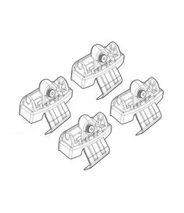ΑΚΡΑ ΓΙΑ ΜΠΑΡΕΣ NORDRIVE ΓΙΑ AUDI A4 11/07+ KIT 
