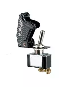 ΔΙΑΚΟΠΤΗΣ ON/OFF BABY GO ΑΕΡΟΠΟΡΙΚΟΥ ΤΥΠΟΥ 12V 20A (CARBON ΜΕ ΚΑΠΑΚΙ) 