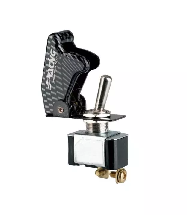 ΔΙΑΚΟΠΤΗΣ ON/OFF BABY GO ΑΕΡΟΠΟΡΙΚΟΥ ΤΥΠΟΥ 12V 20A (CARBON ΜΕ ΚΑΠΑΚΙ)