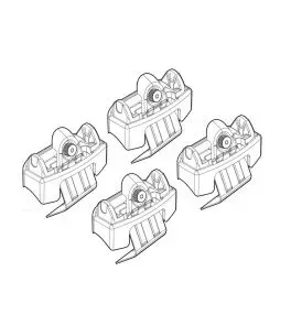 ΑΚΡΑ ΓΙΑ ΜΠΑΡΕΣ NORDRIVE ΓΙΑ PEUGEOT 308 5D/SW 10/13+ KIT 