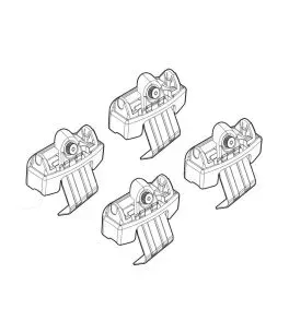 ΑΚΡΑ ΓΙΑ ΜΠΑΡΕΣ NORDRIVE ΓΙΑ VW POLO 2017+ KIT 