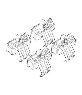 ΑΚΡΑ ΓΙΑ ΜΠΑΡΕΣ NORDRIVE ΓΙΑ TOYOTA VERSO-S 05/11+ KIT 