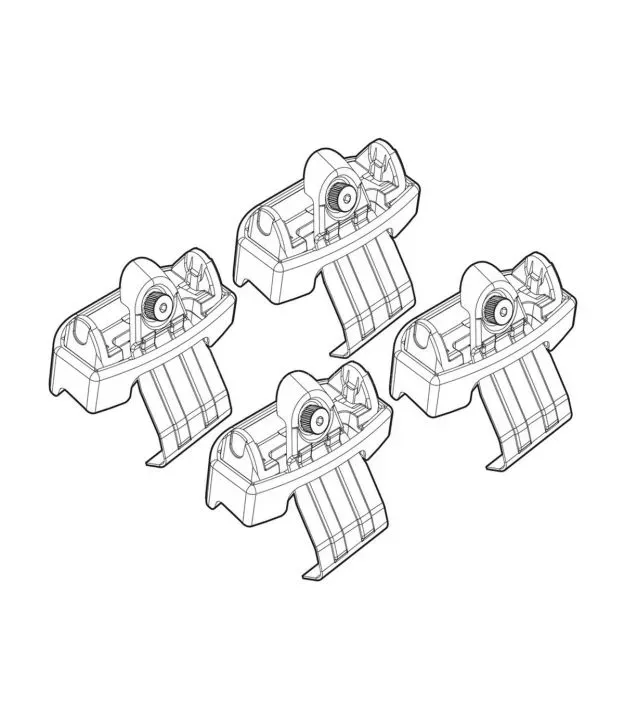 ΑΚΡΑ ΓΙΑ ΜΠΑΡΕΣ NORDRIVE ΓΙΑ TOYOTA VERSO-S 05/11+ KIT