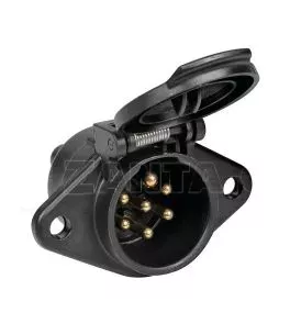 ΠΡΙΖΑ ΚΟΤΣΑΔΟΡΟΥ ΜΕ ΜΑΥΡΟ ΚΑΠΑΚΙ 24N 24V 7PIN ISO 1185 ΑΡΣΕΝΙΚΗ