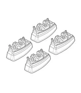 ΑΚΡΑ ΓΙΑ ΜΠΑΡΕΣ NORDRIVE ΓΙΑ MERCEDES E-KLAS 3/09+ KIT 