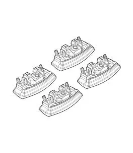ΑΚΡΑ ΓΙΑ ΜΠΑΡΕΣ NORDRIVE ΓΙΑ HYUNDAI i20 3D/5D 11/14+ KIT 