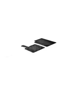 ΜΑΡΚΕ ΠΑΤΑΚΙΑ ΣΕ ΣΚΑΦΗ ΛΑΣΤΙΧΟ ΓΙΑ SMART FORTWO 07/1998-2014 / SMART FORTWO CABRIO 2007-2015 SUMISURA ΣΕ ΜΑΥΡΟ ΧΡΩΜΑ LAMPA - 2 Τ 